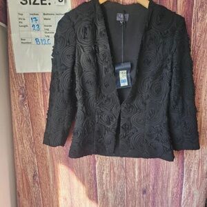 Marks & Spencer Textured Black Blazer